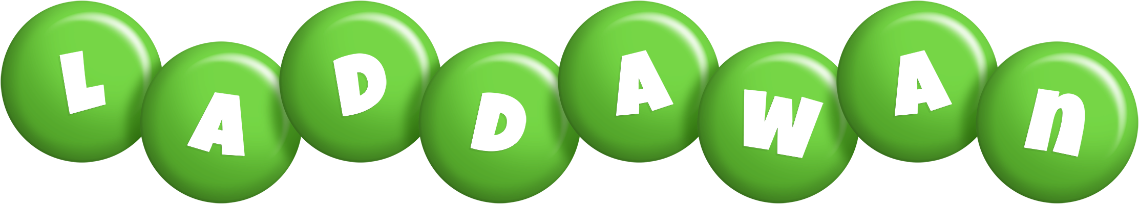 Laddawan candy-green logo