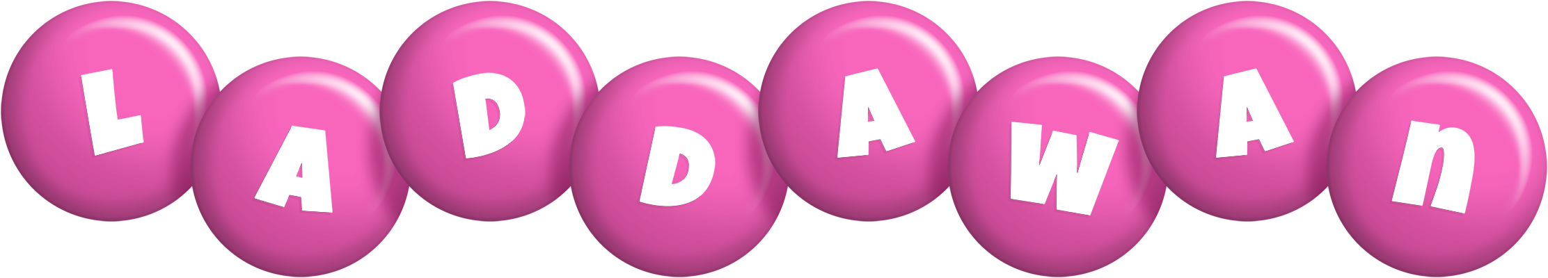 Laddawan candy-pink logo