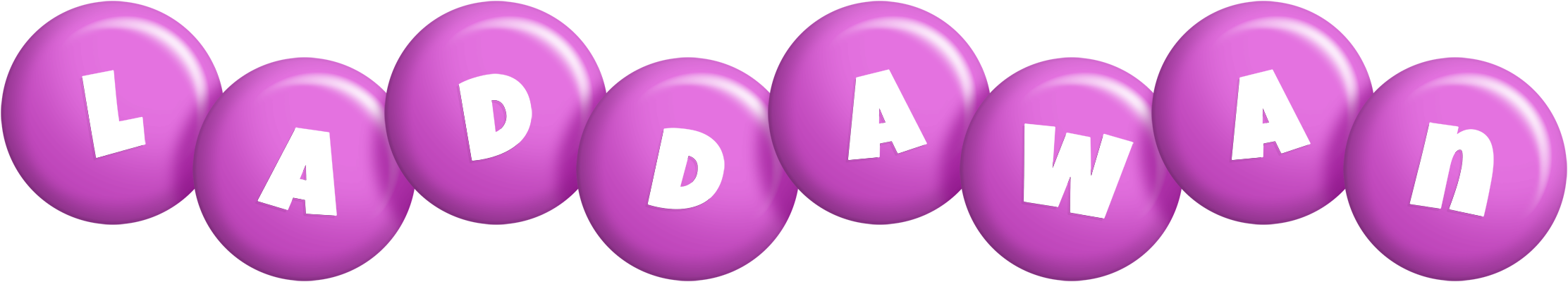 Laddawan candy-purple logo