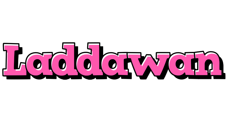 Laddawan girlish logo