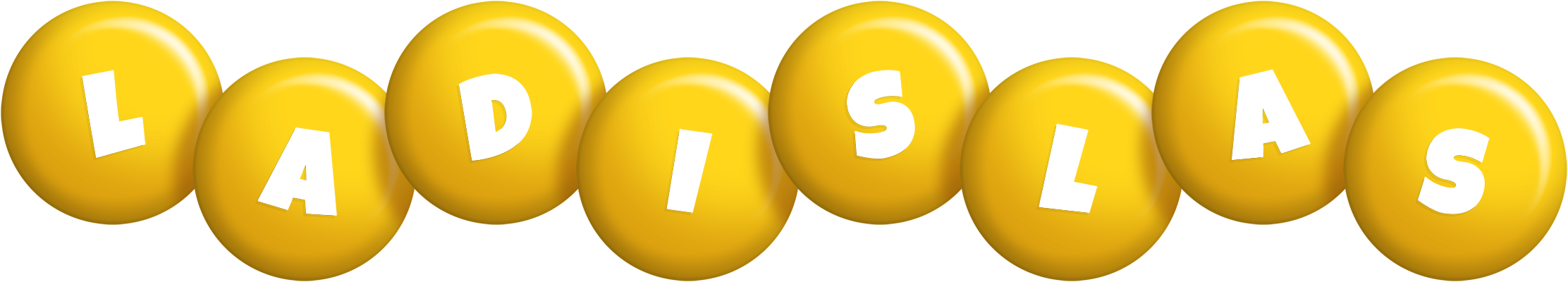 Ladislas candy-yellow logo