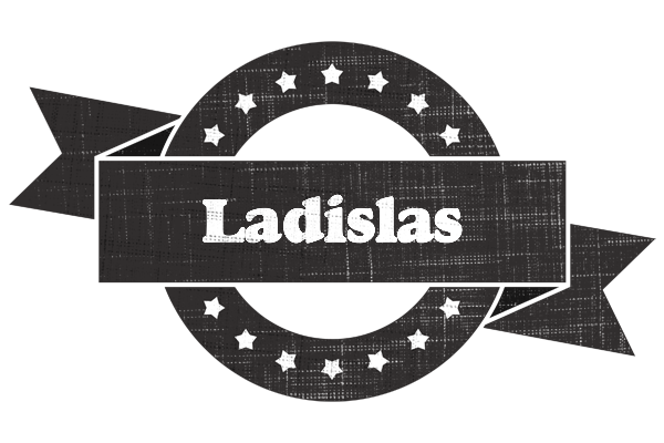 Ladislas grunge logo
