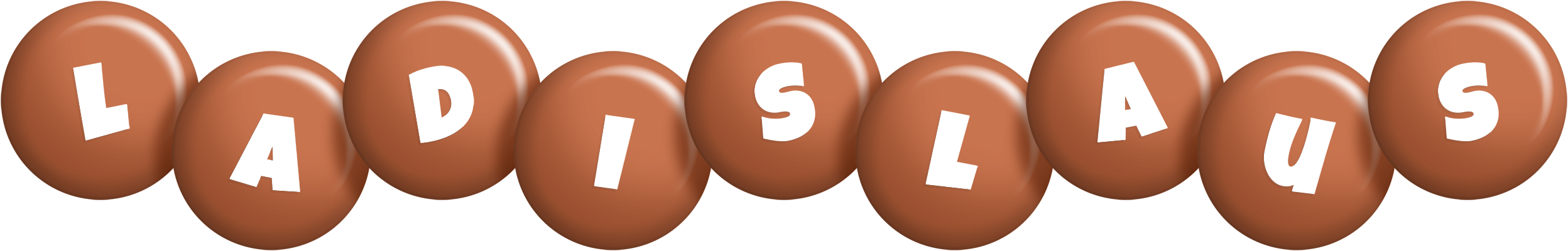 Ladislaus candy-brown logo