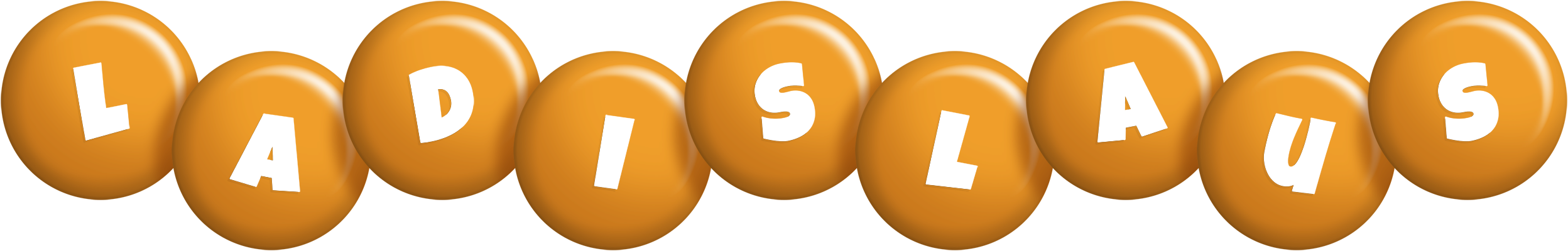 Ladislaus candy-orange logo