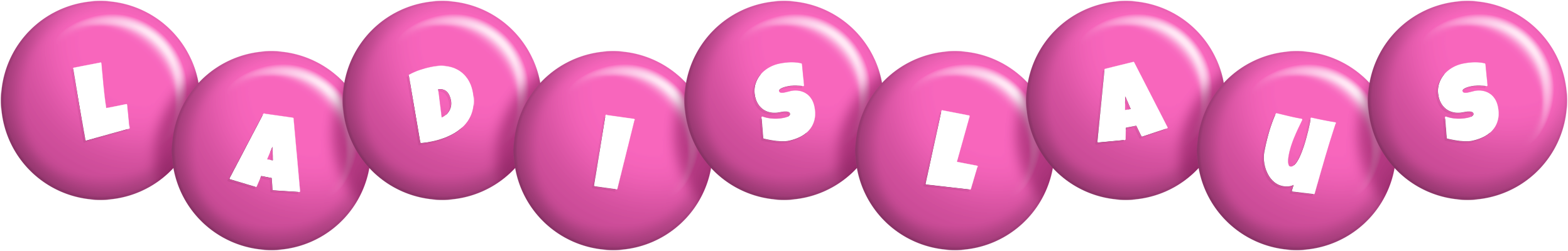 Ladislaus candy-pink logo