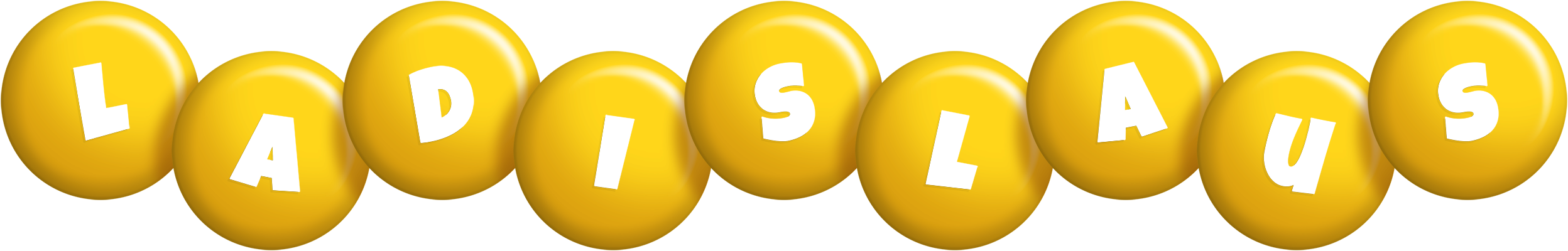 Ladislaus candy-yellow logo