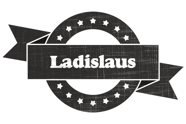 Ladislaus grunge logo