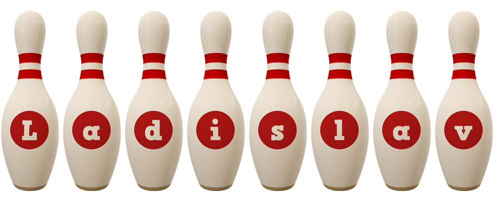 Ladislav bowling-pin logo