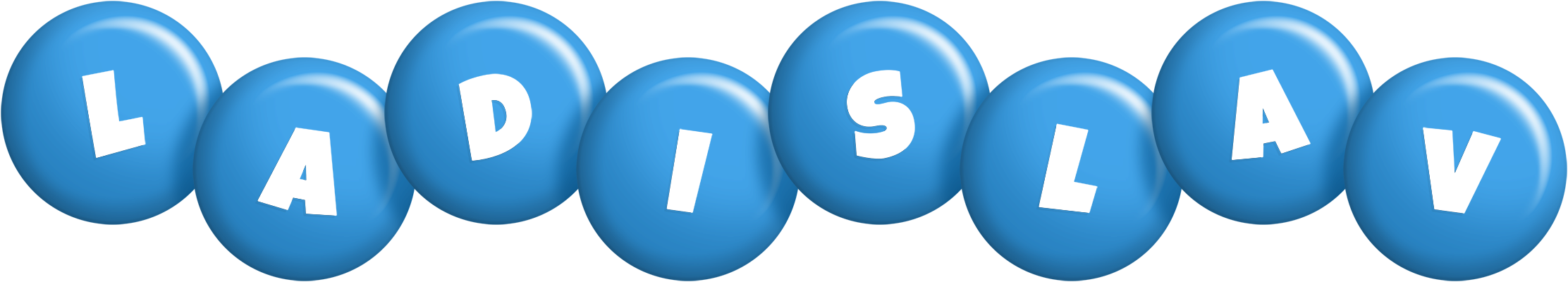 Ladislav candy-blue logo