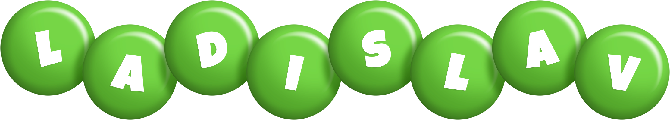 Ladislav candy-green logo