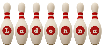 Ladonna bowling-pin logo