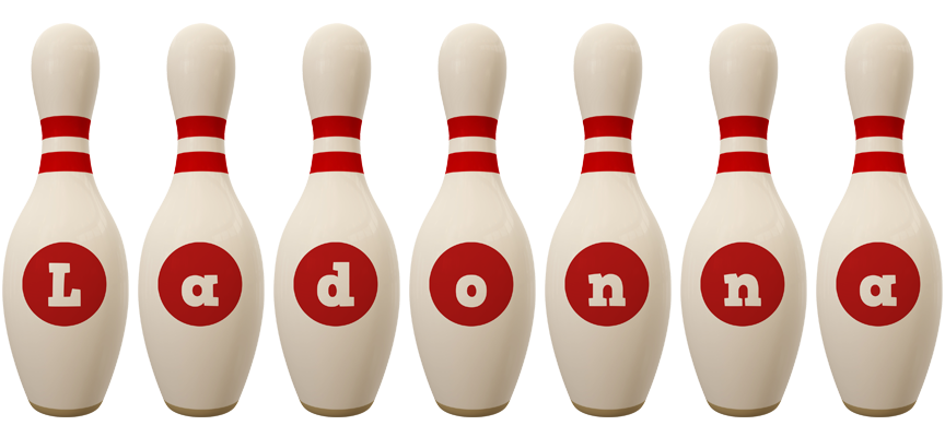 Ladonna bowling-pin logo