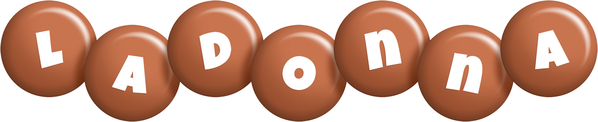 Ladonna candy-brown logo