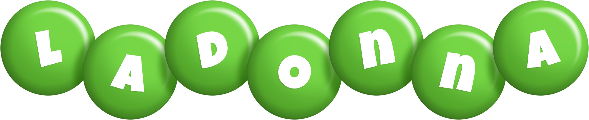 Ladonna candy-green logo