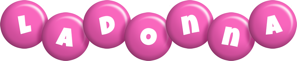 Ladonna candy-pink logo