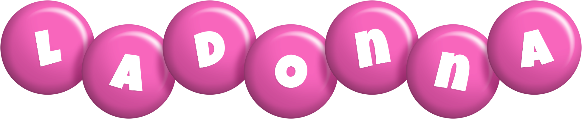 Ladonna candy-pink logo