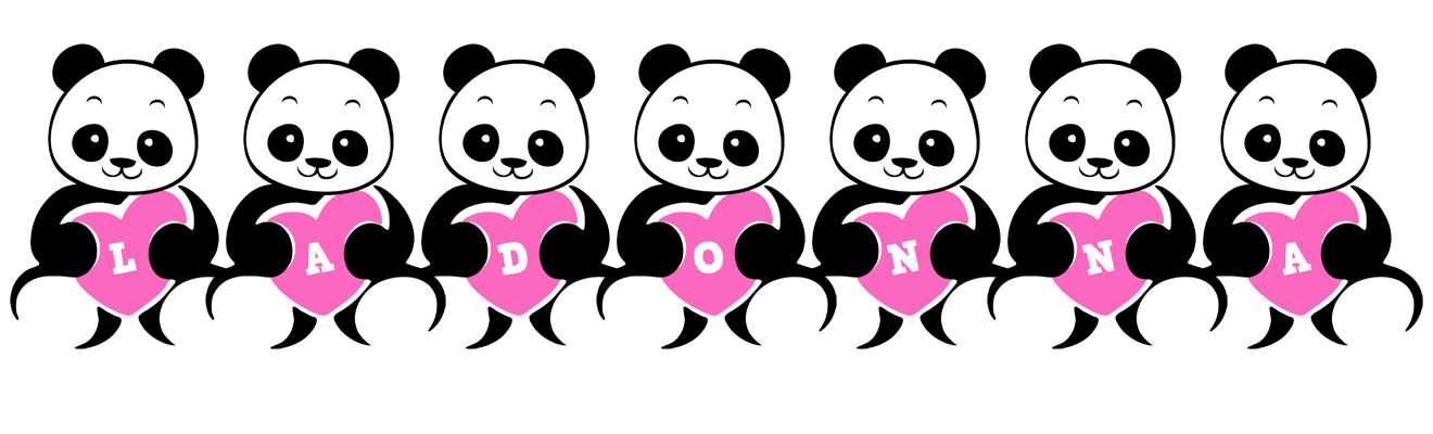 Ladonna love-panda logo