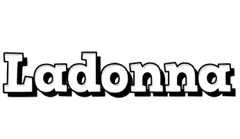 Ladonna snowing logo