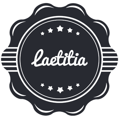 Laetitia badge logo