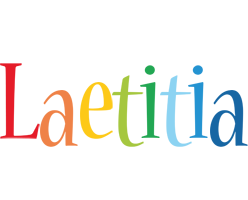 Laetitia birthday logo