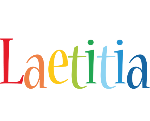 Laetitia birthday logo