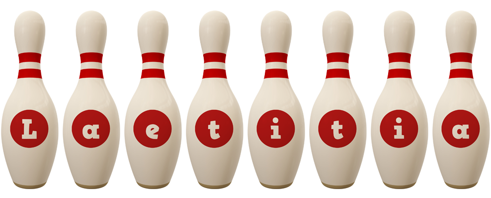 Laetitia bowling-pin logo