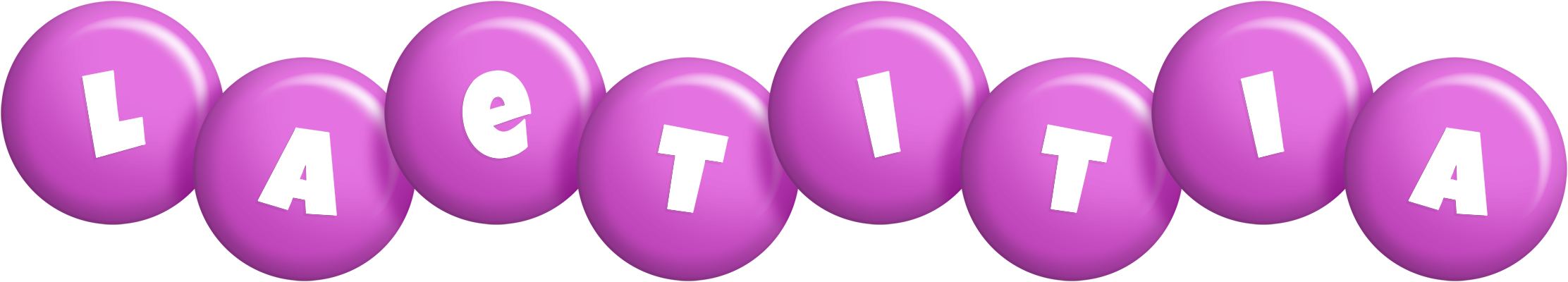 Laetitia candy-purple logo