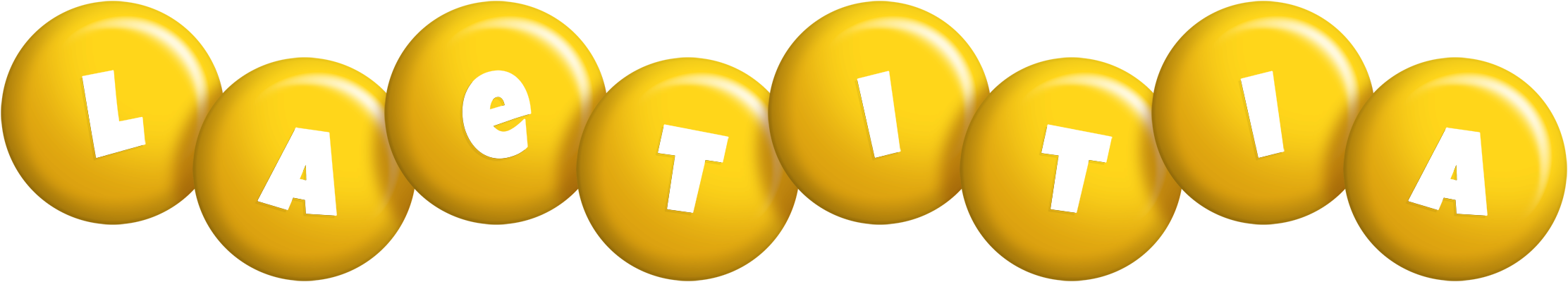 Laetitia candy-yellow logo