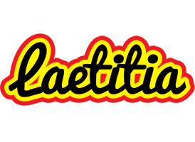 Laetitia flaming logo