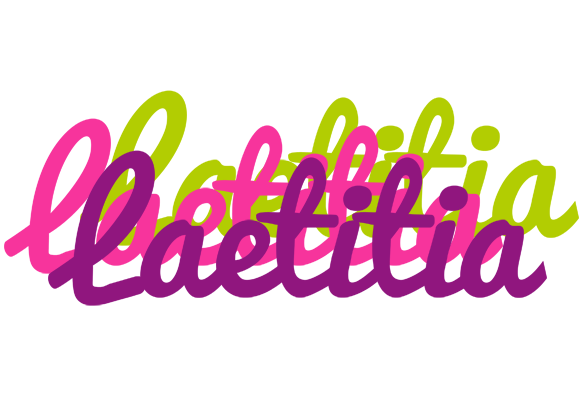 Laetitia flowers logo