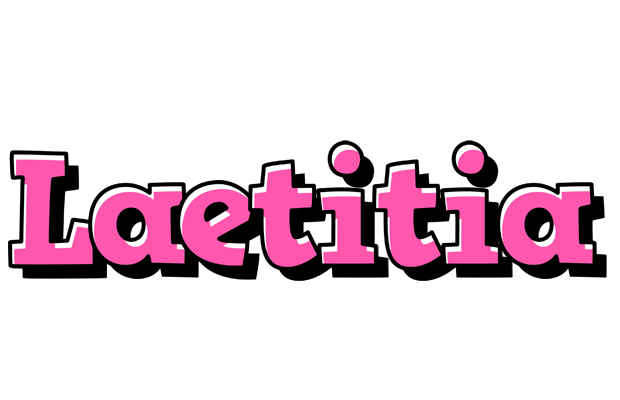 Laetitia girlish logo