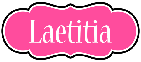 Laetitia invitation logo