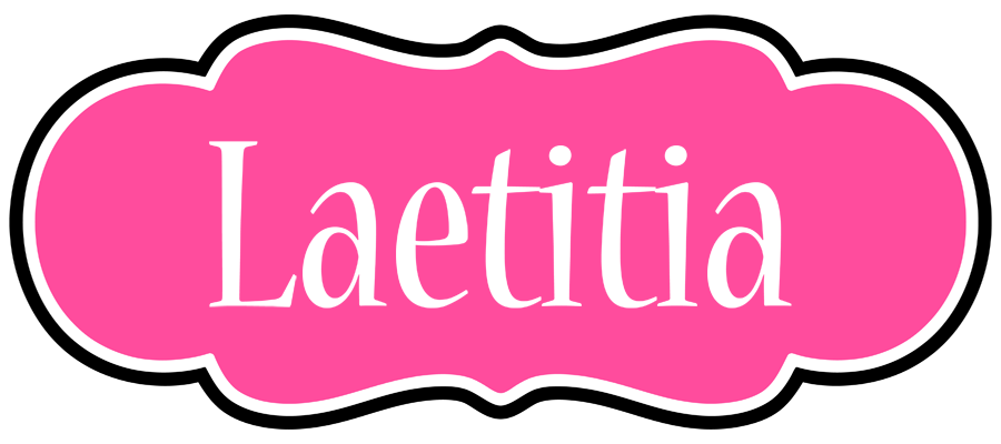 Laetitia invitation logo