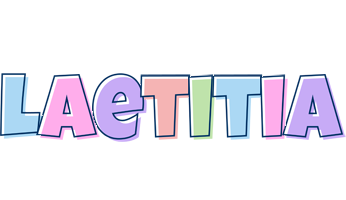 Laetitia pastel logo