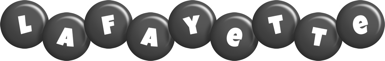 Lafayette candy-black logo