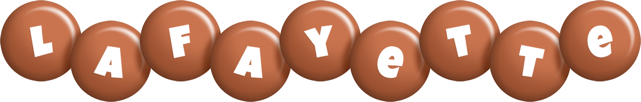 Lafayette candy-brown logo