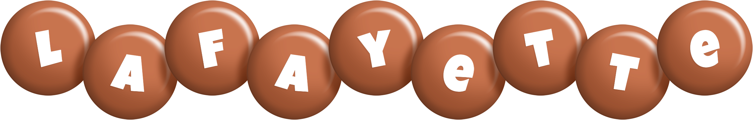 Lafayette candy-brown logo