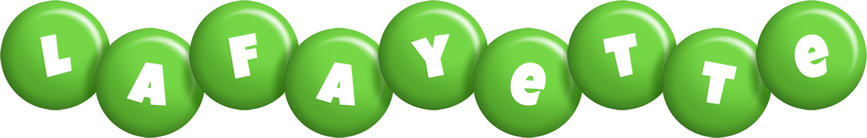 Lafayette candy-green logo