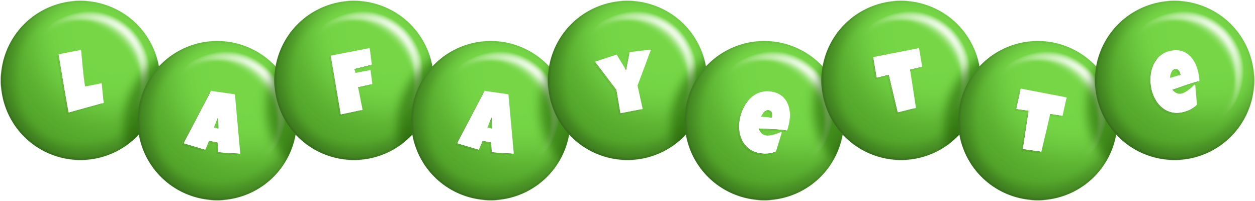 Lafayette candy-green logo