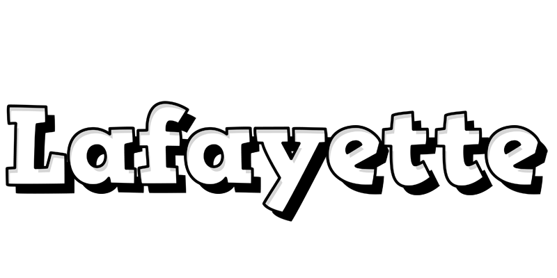Lafayette snowing logo