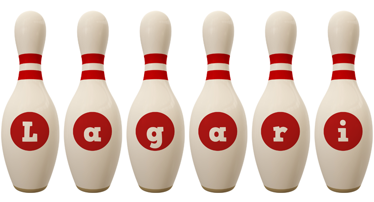 Lagari bowling-pin logo