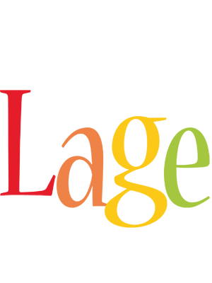 Lage birthday logo