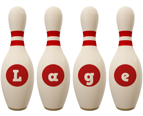 Lage bowling-pin logo