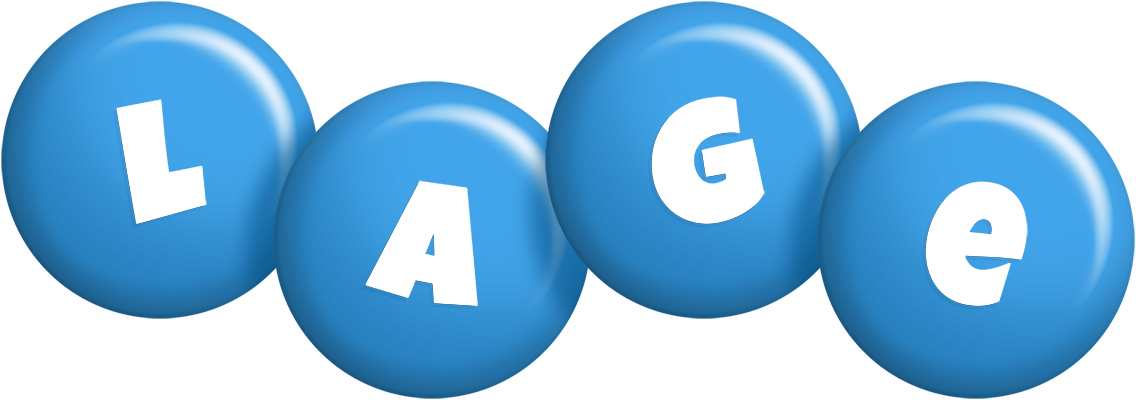 Lage candy-blue logo