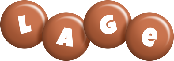 Lage candy-brown logo