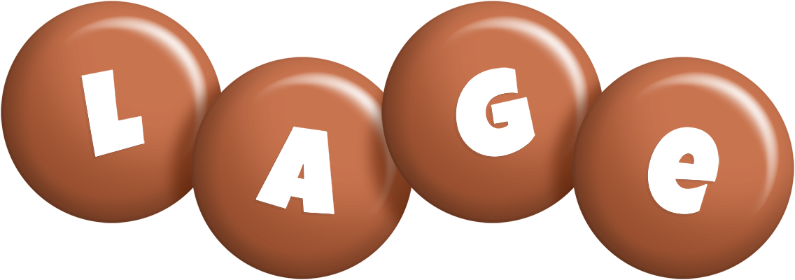 Lage candy-brown logo