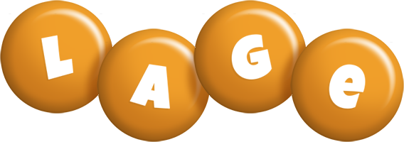 Lage candy-orange logo