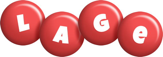 Lage candy-red logo