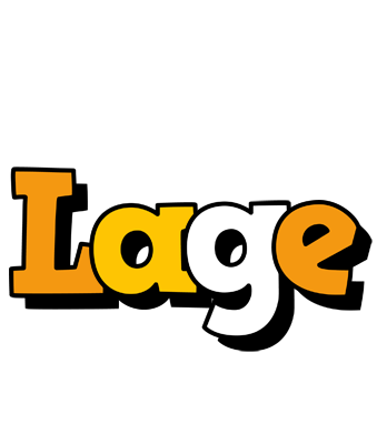 Lage cartoon logo