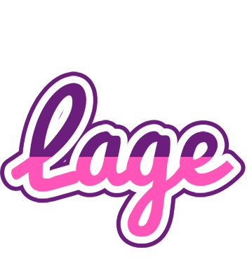 Lage cheerful logo